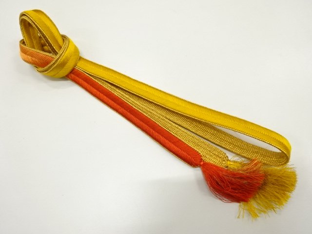 JAPANESE KIMONO / HAND-TIED OBIJIME